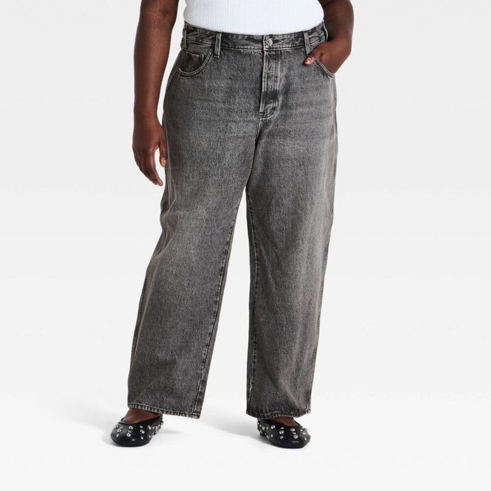 Women's Mid-Rise Boyfriend Jeans - Universal Thread Gray 12